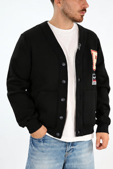 Cardigan in Felpa patch  BL11