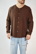 Camicia tencel scollo V C65 OVER-D