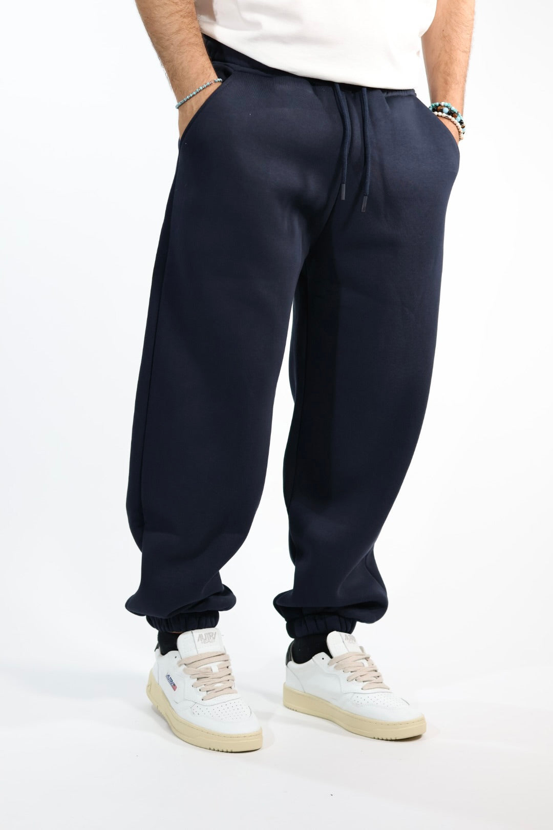 Pantalone 074-3 jogger blu BERNA