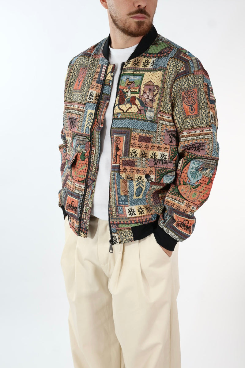 Giacca bomber fantasia  035 J.W