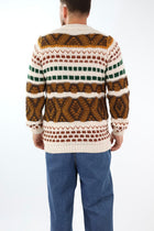Maglione giro intarsio BW251430 BL11