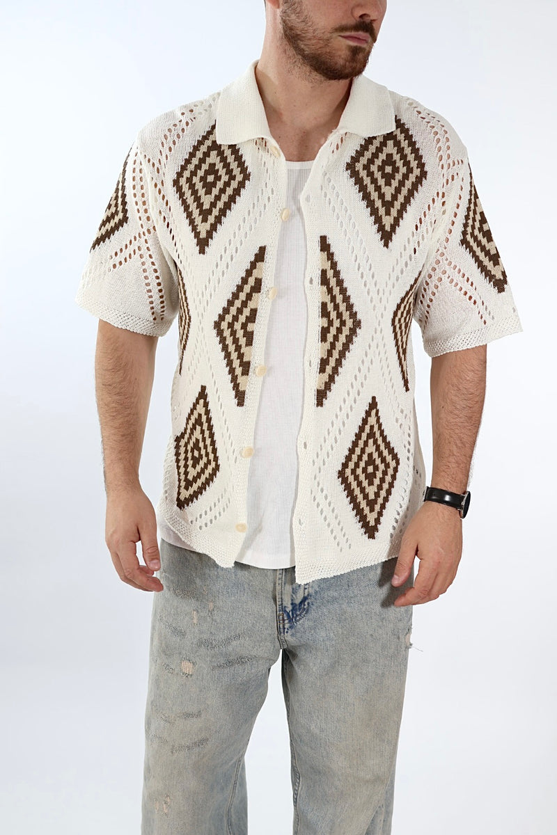 Polo in maglia lavorata 1001/NT J.W