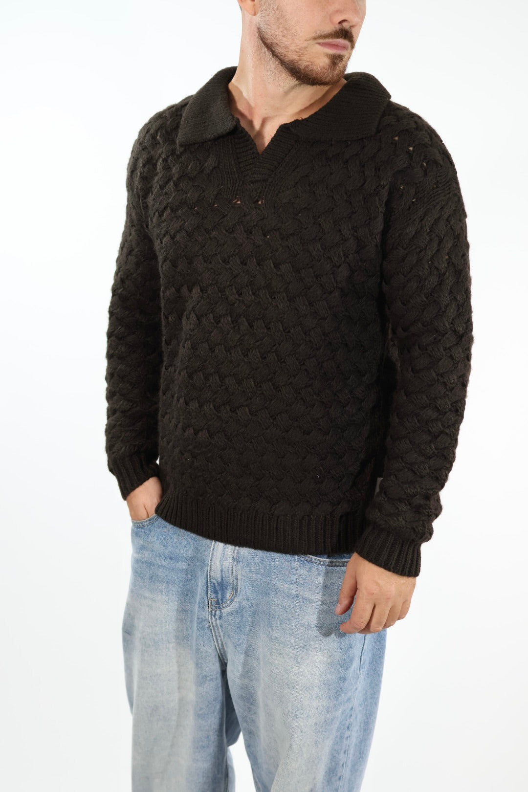 Maglione 275 polo intrecciato BERNA