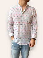 Camicia cotone fantasia OVERD
