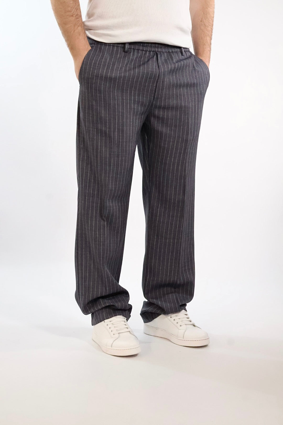 Pantalaccio anti fit gessato P51 OVER-D