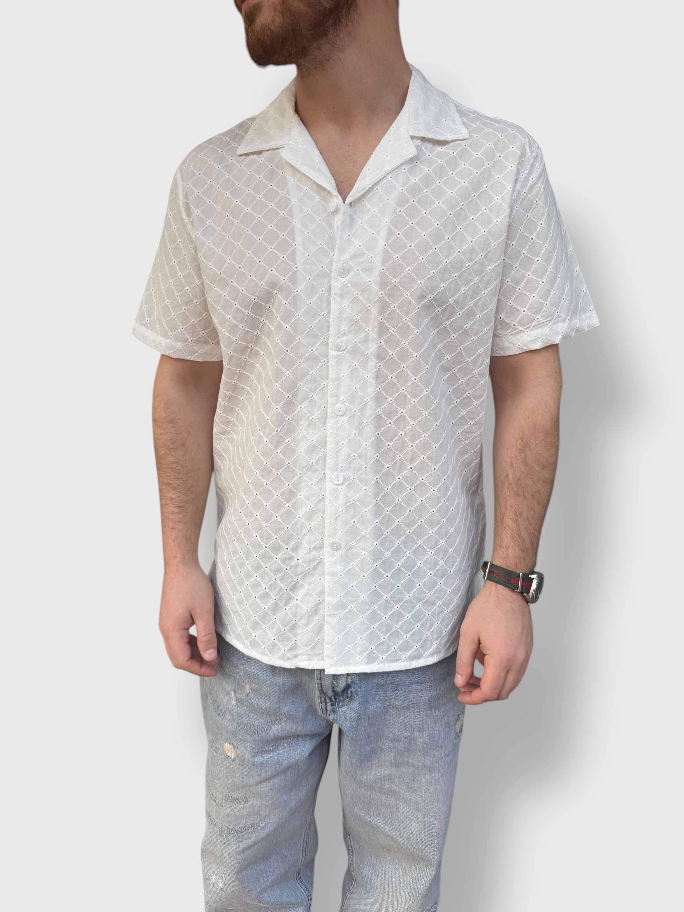 Camicia cotone sangallo GIANNI LUPO