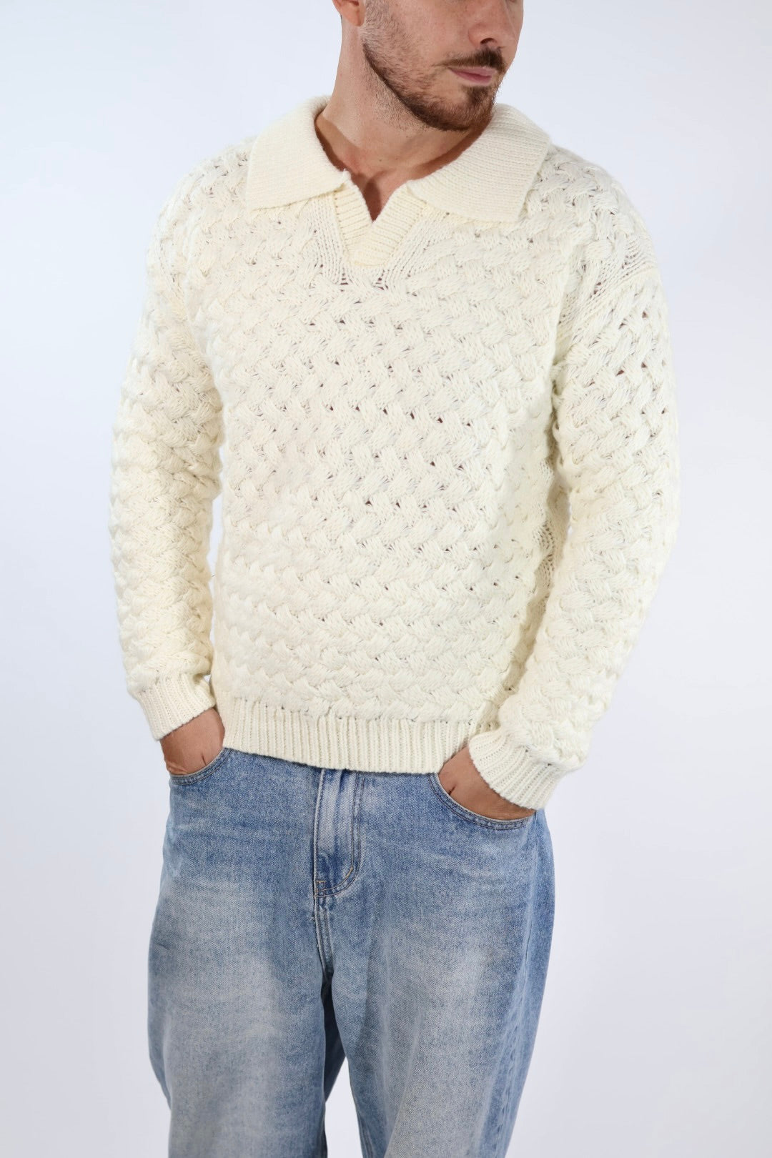 Maglione 275 polo intrecciato BERNA
