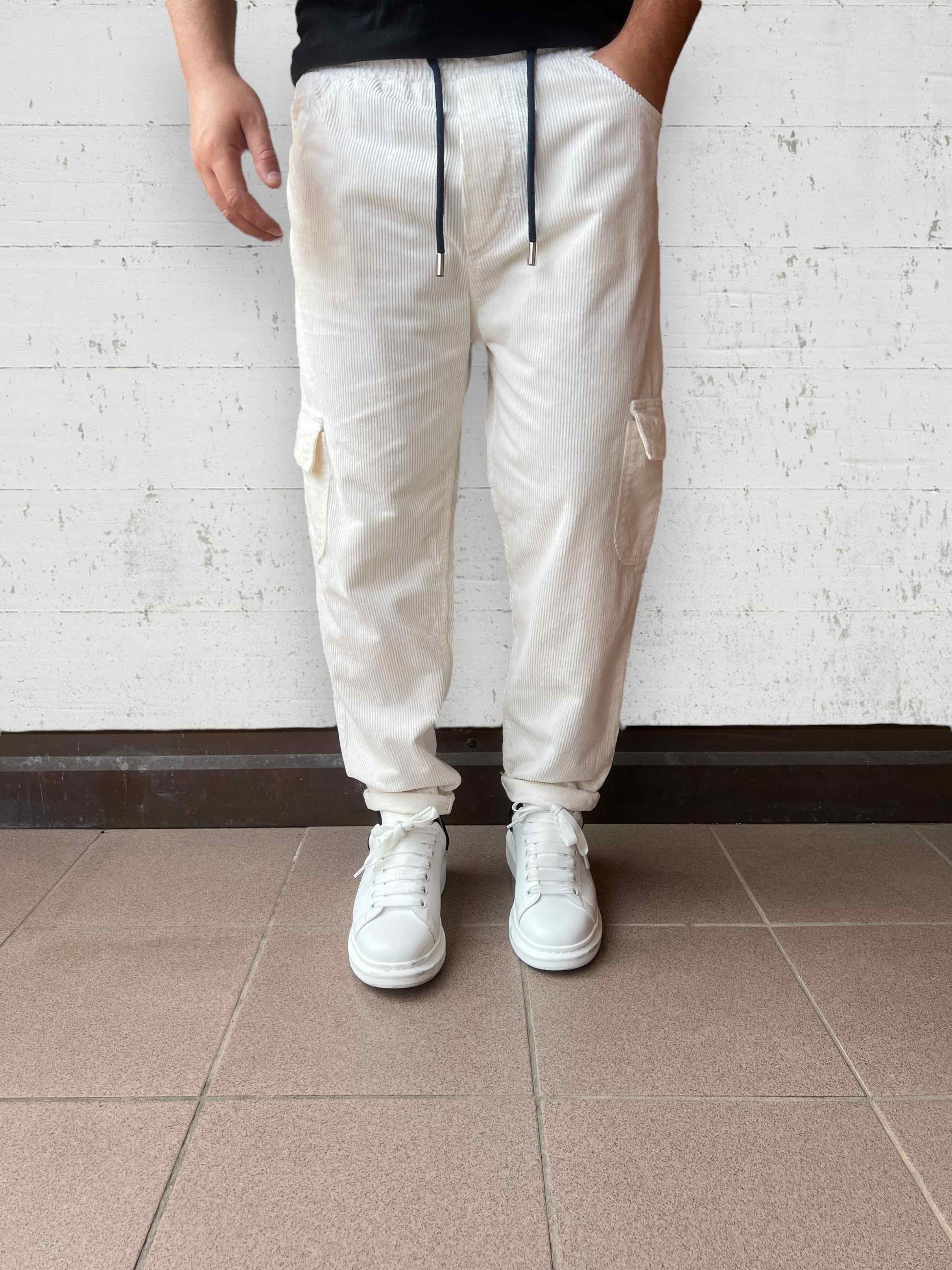 Pantalaccio cargo velluto tapered fit OVERD