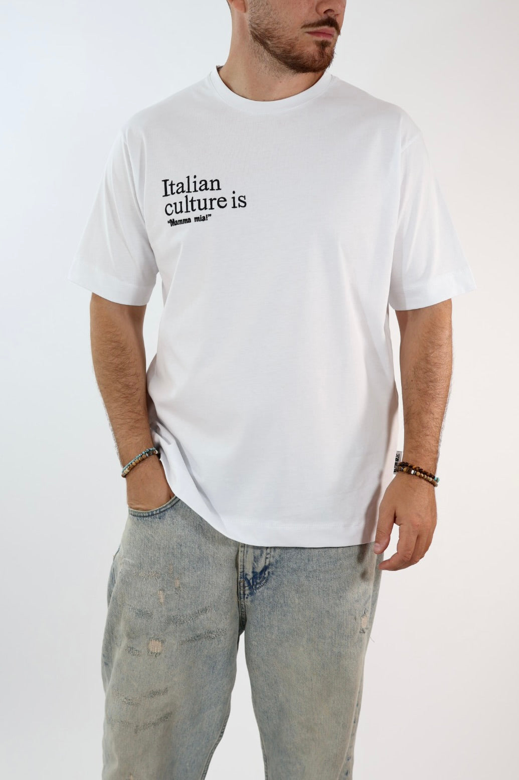 T shirt vintage fit Italian culture 088 BERNA