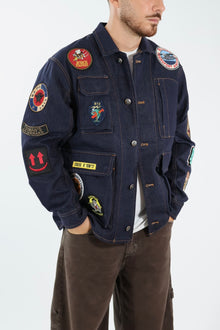 Giacca denim patch 385 BERNA
