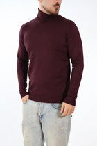 Maglioncino M02 dolcevita viscosa bordeaux OVERD