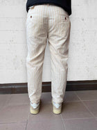 Pantalone righe lavorato BERNA