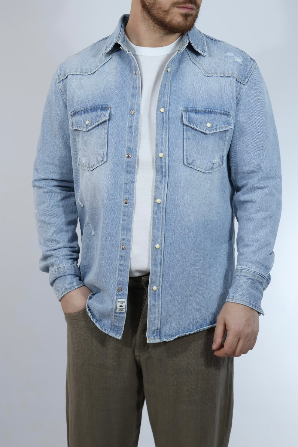 Camicia denim 097 LANDEK