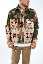 Giacca boxy azteco patch 366 BERNA