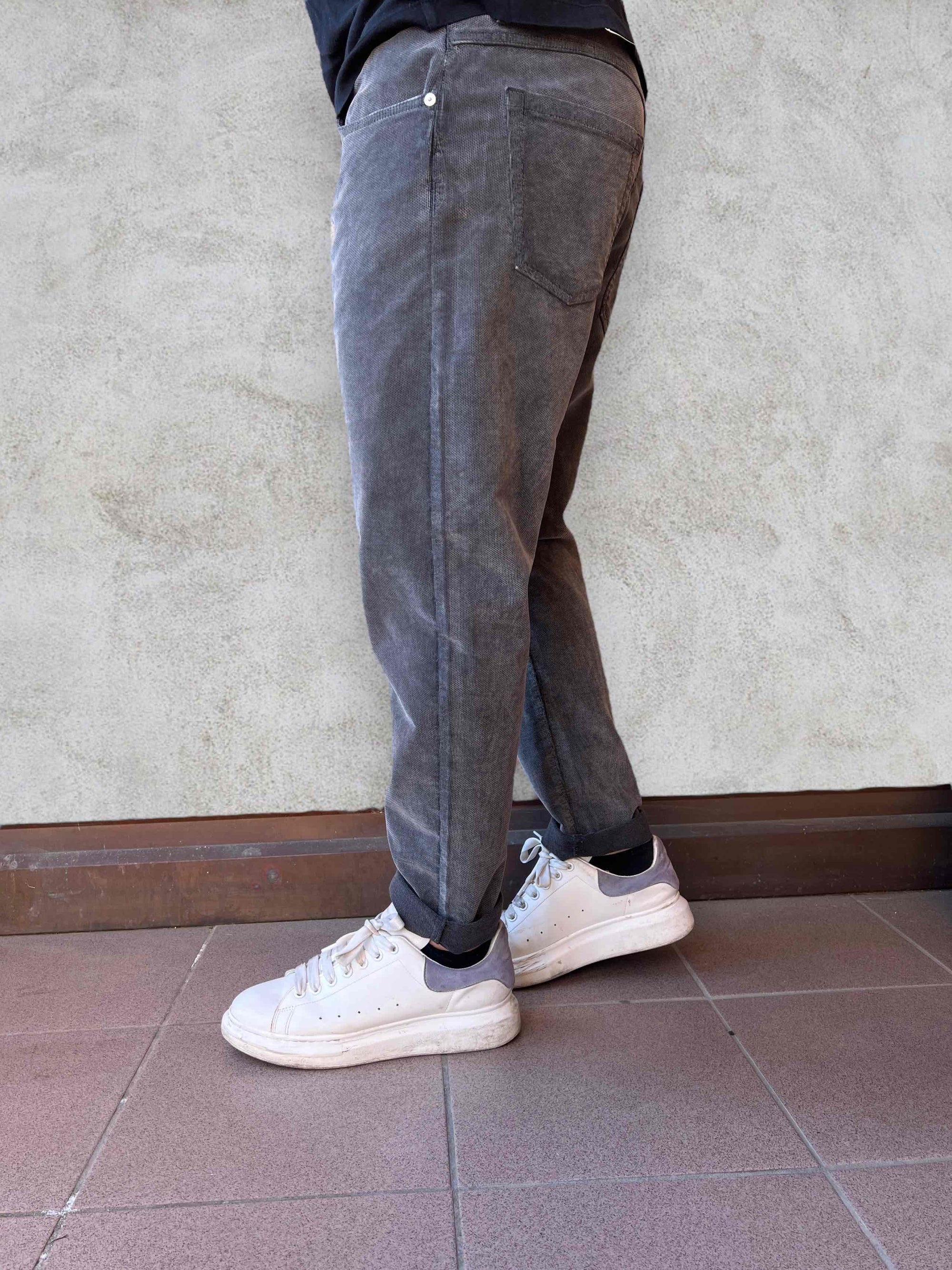 Pantalone carrot velluto BERNA
