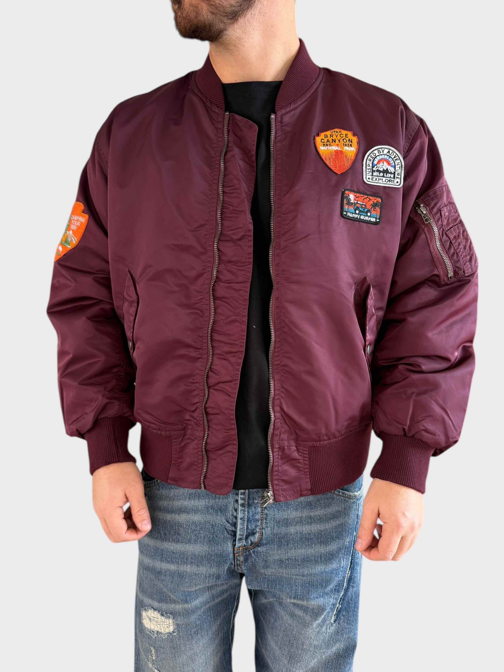 Giubbotto bomber patch 298 BERNA
