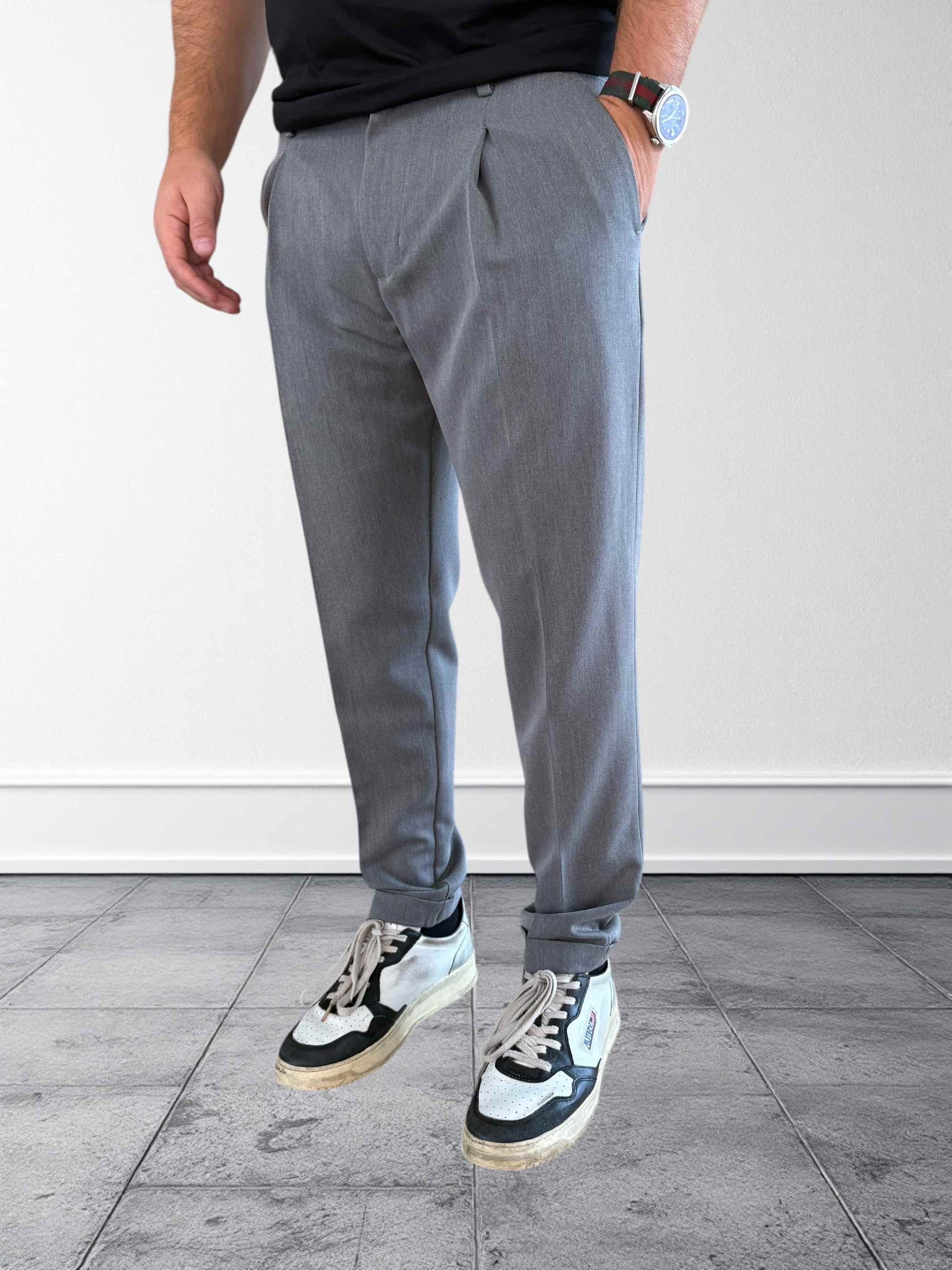 Pantalone tapered doppio filetto P15 OVERD