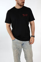 T shirt scritta ricamo 6192 J.W