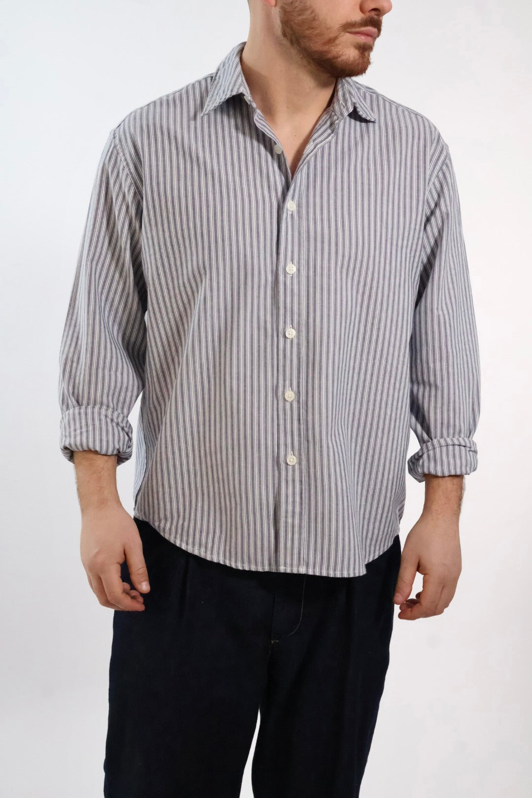 Camicia righe Oxford 696 ONLY E SONS
