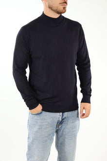 Lupetto  viscosa navy 042 BERNA