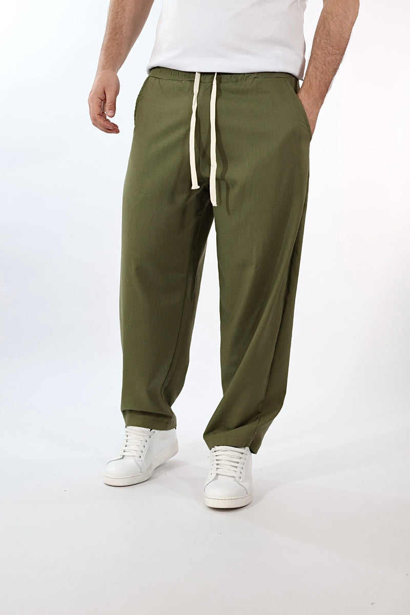 Completo lino camicia+pantalone  1046 J.W