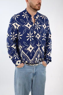 Camicia serafino viscosa C40 OVER-D