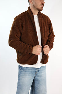 Giubbino BL7458162 teddy full zip moro BL11