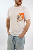 T-shirt doppio taschino damasco30 BL11