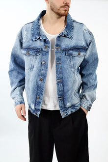 Giacca denim relaxed fit TOM J09 OVER-D