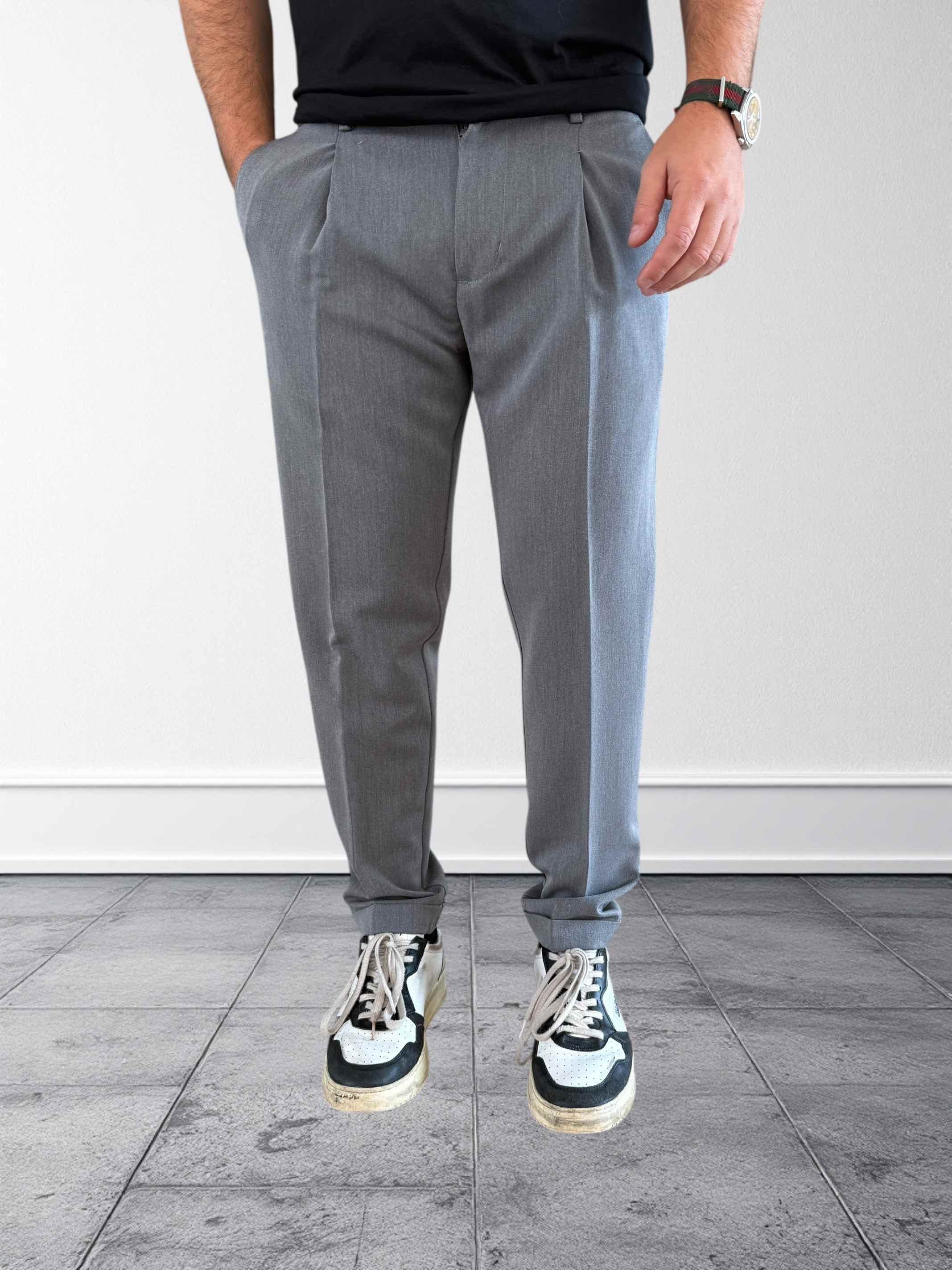 Pantalone tapered doppio filetto P15 OVERD