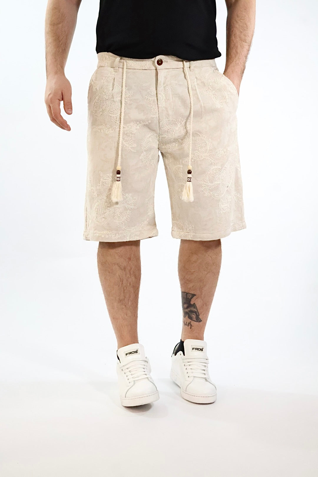 Bermuda paisley ricamato 290 BERNA