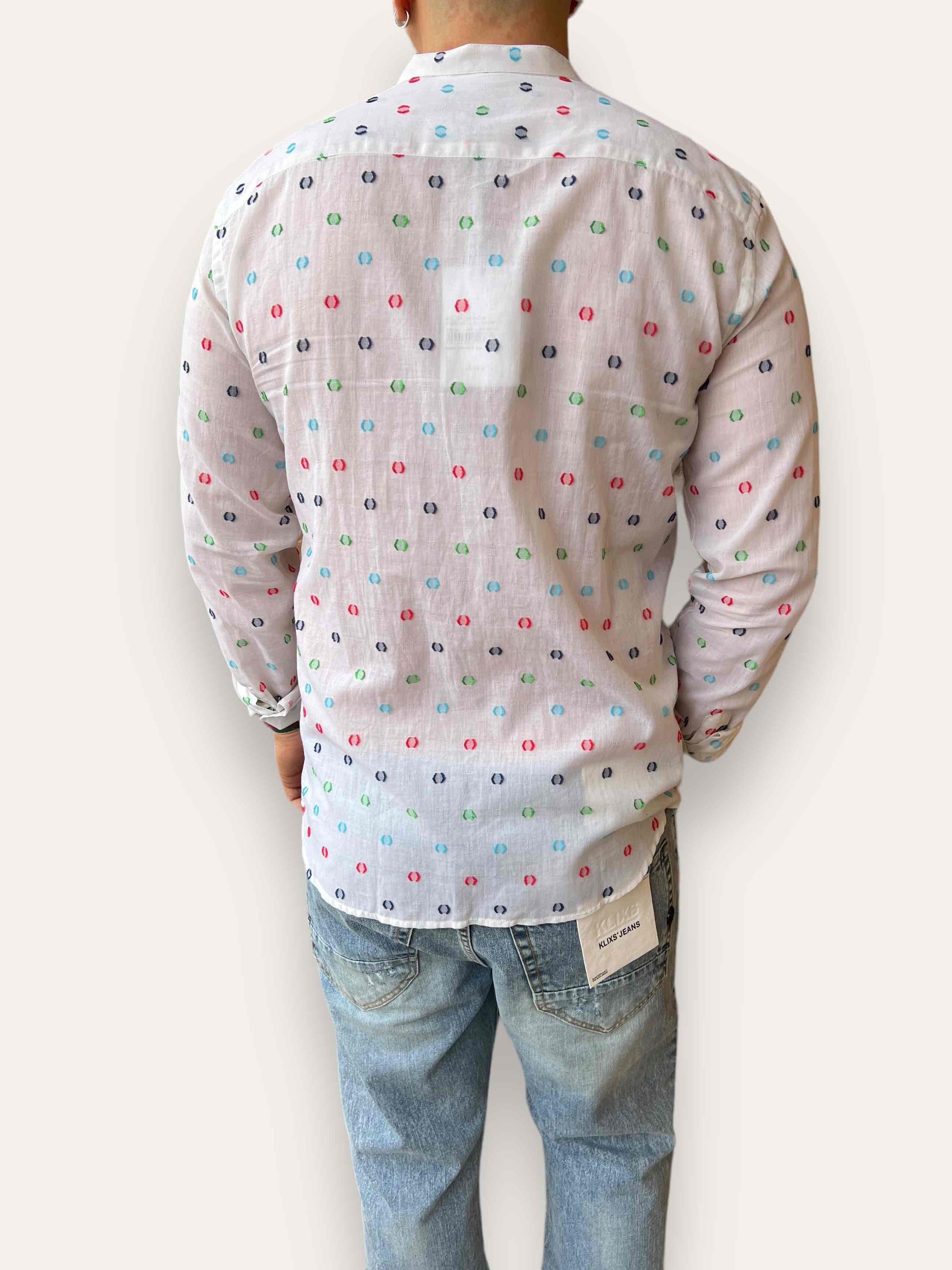Camicia cotone fantasia OVERD