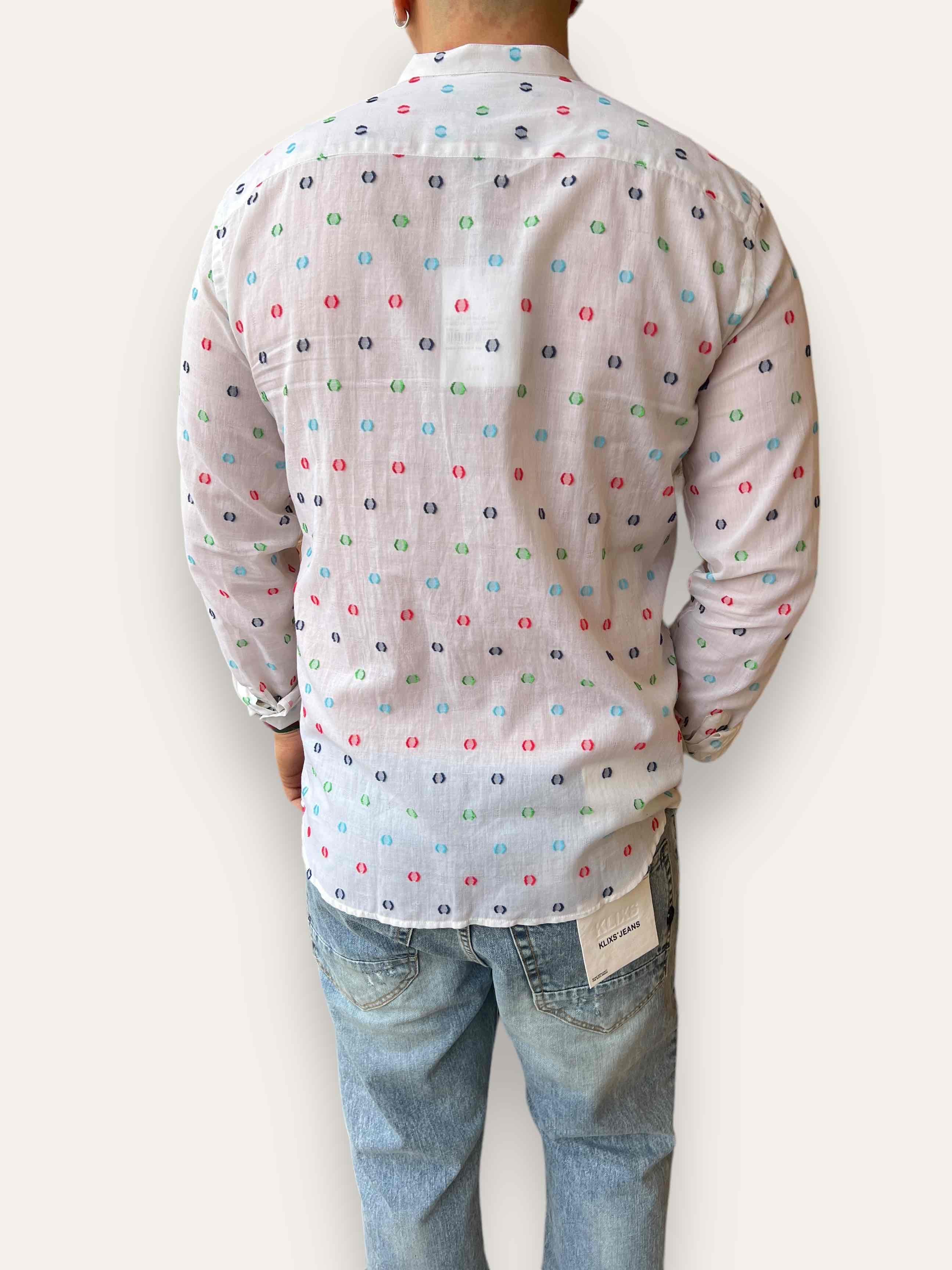 Camicia cotone fantasia OVERD