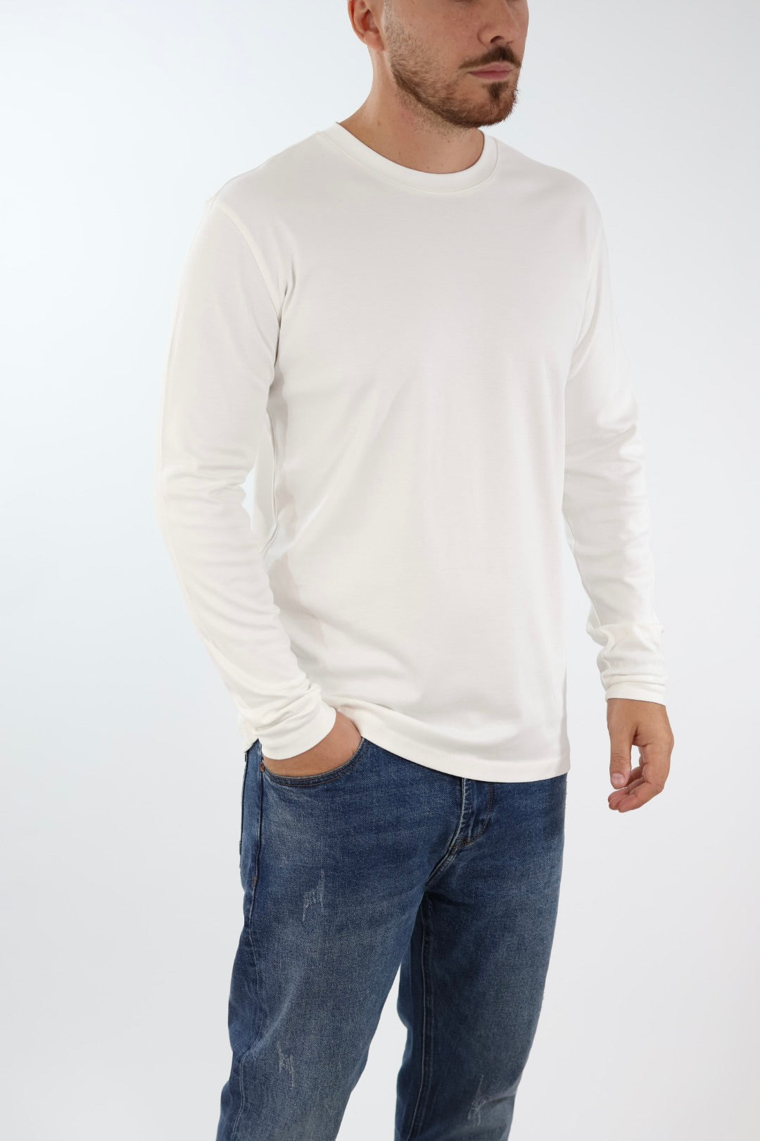 T-shirt basica m/l cotone 318F GIANNI LUPO