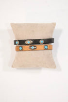 BRACCIALI PELLE + BORCHIE MANCINO ACCESSORI