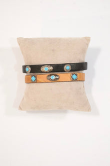 BRACCIALI PELLE + BORCHIE MANCINO ACCESSORI