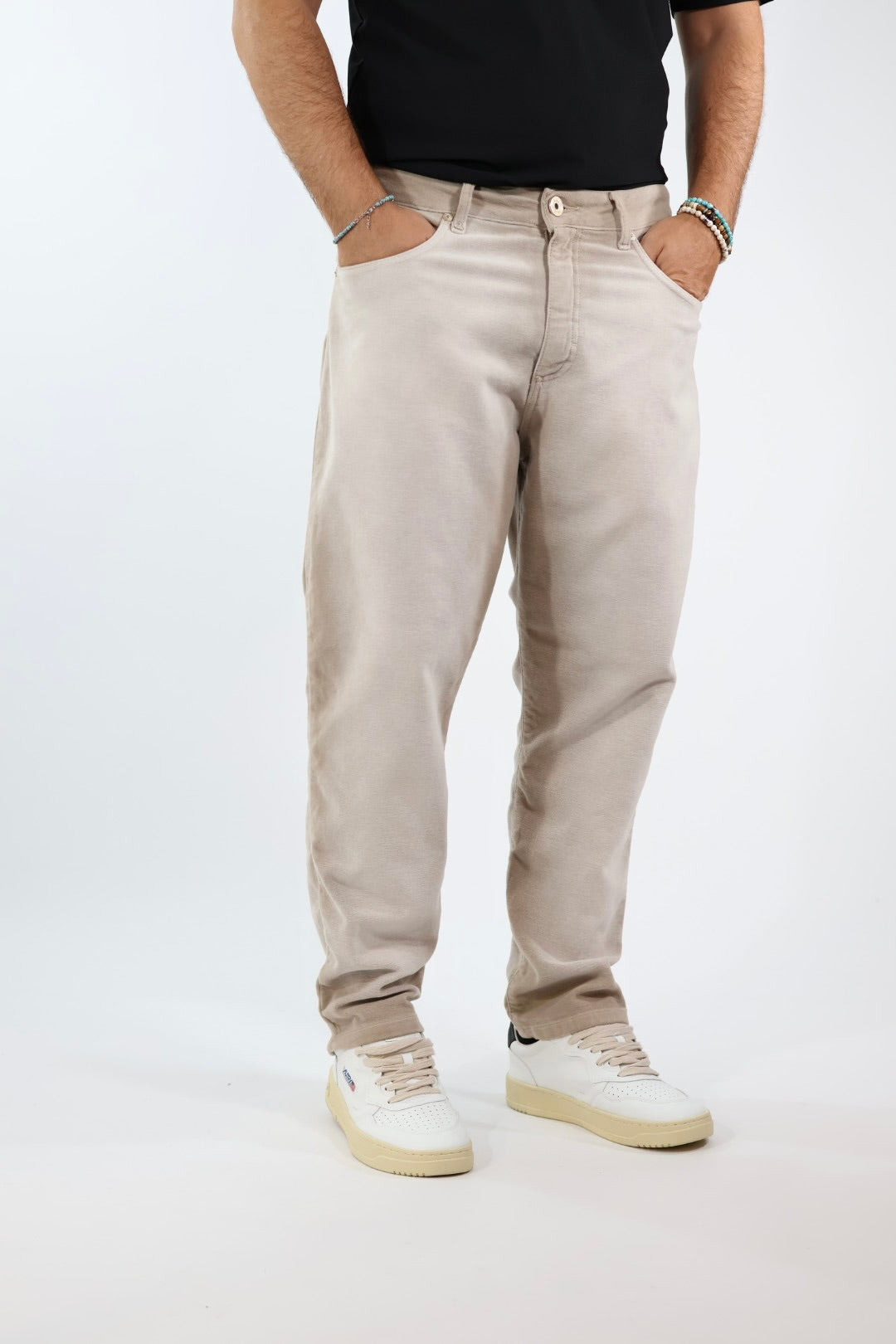 Pantalone cropped maracana velluto sfumato 291 BERNA