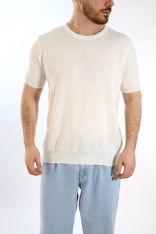 T-shirt in maglia lino/viscosa 335  LANDEK
