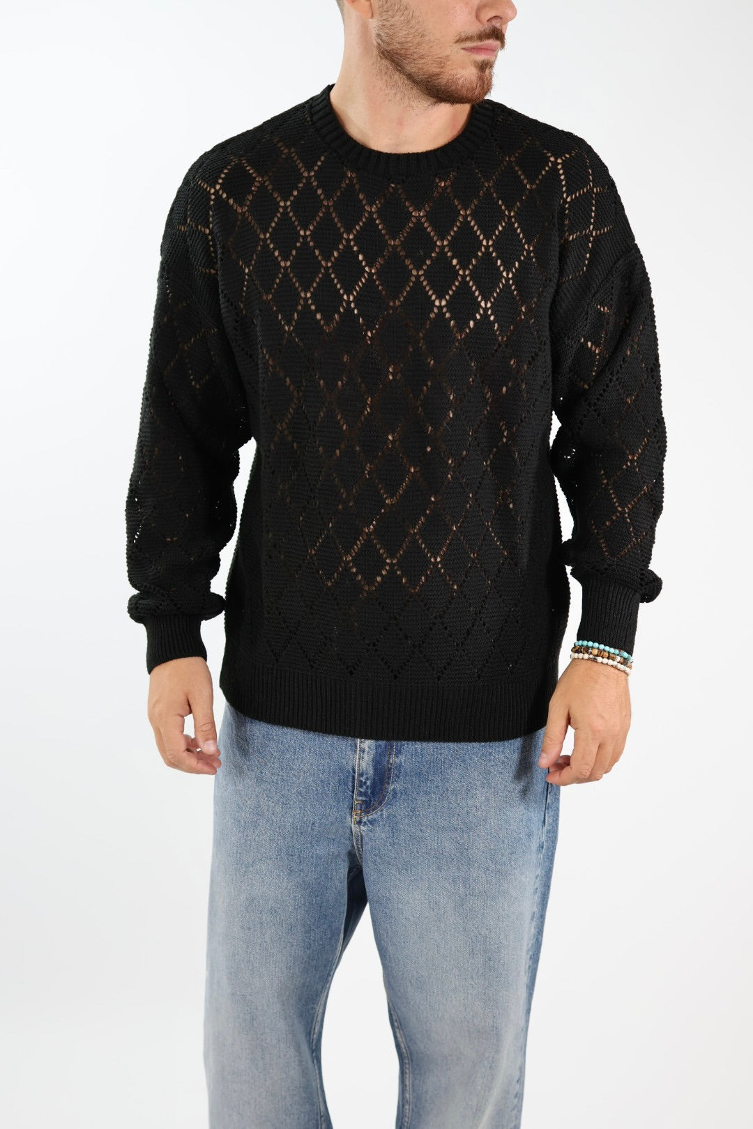 Maglione paricollo relaxed M51 OVERD