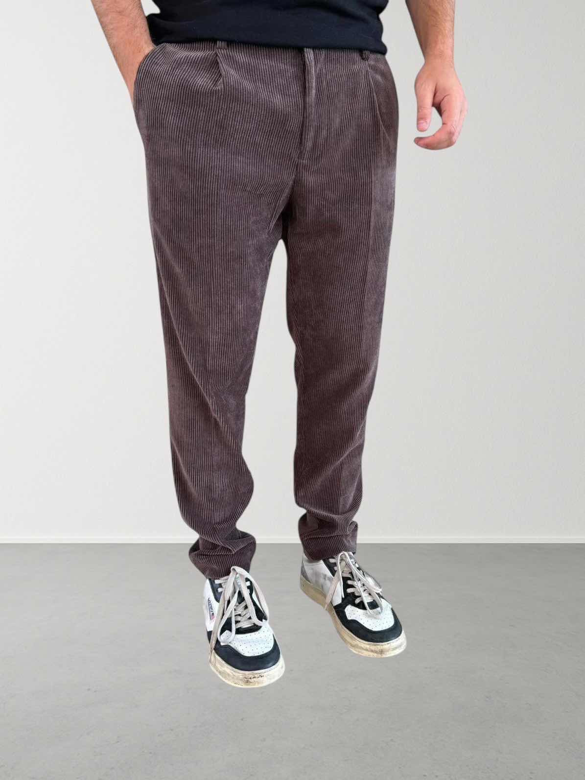 Pantalone tapered fit velluto P31 OVERD