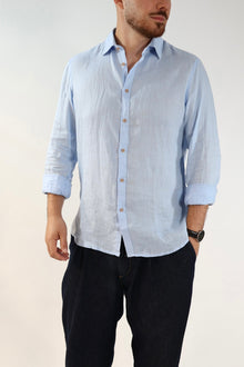 Camicia french puro lino  lin22 WHY NOT BRAND