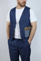 Gilet denim 376 BERNA