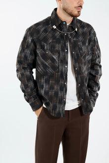 Giacca/camicia quadro nylon 381 BERNA