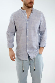 Camicia righe lino RIG6 WHY NOT BRAND