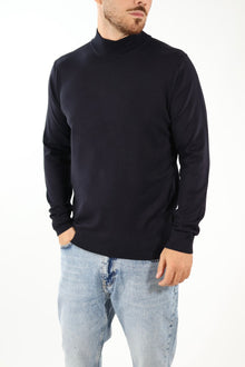 Lupetto  viscosa navy 042 BERNA