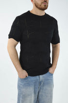 T-shirt in maglia m/m strutturata M43 OVER-D