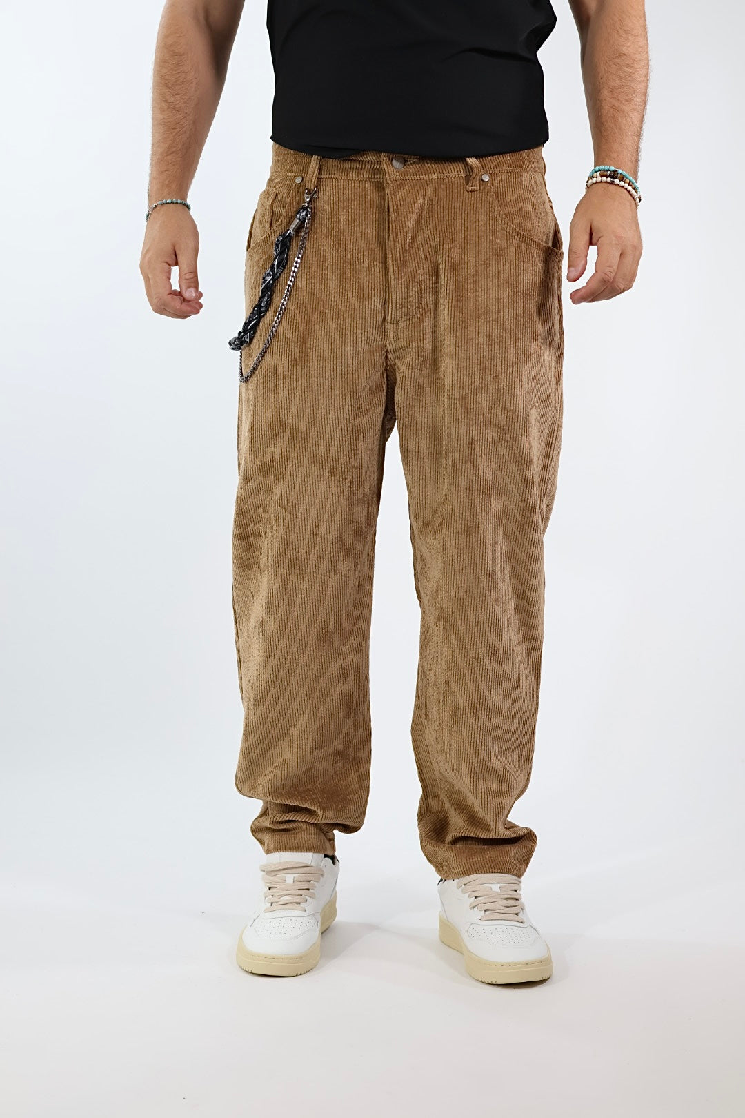 Pantalone velluto tapered fit P83 OVERD
