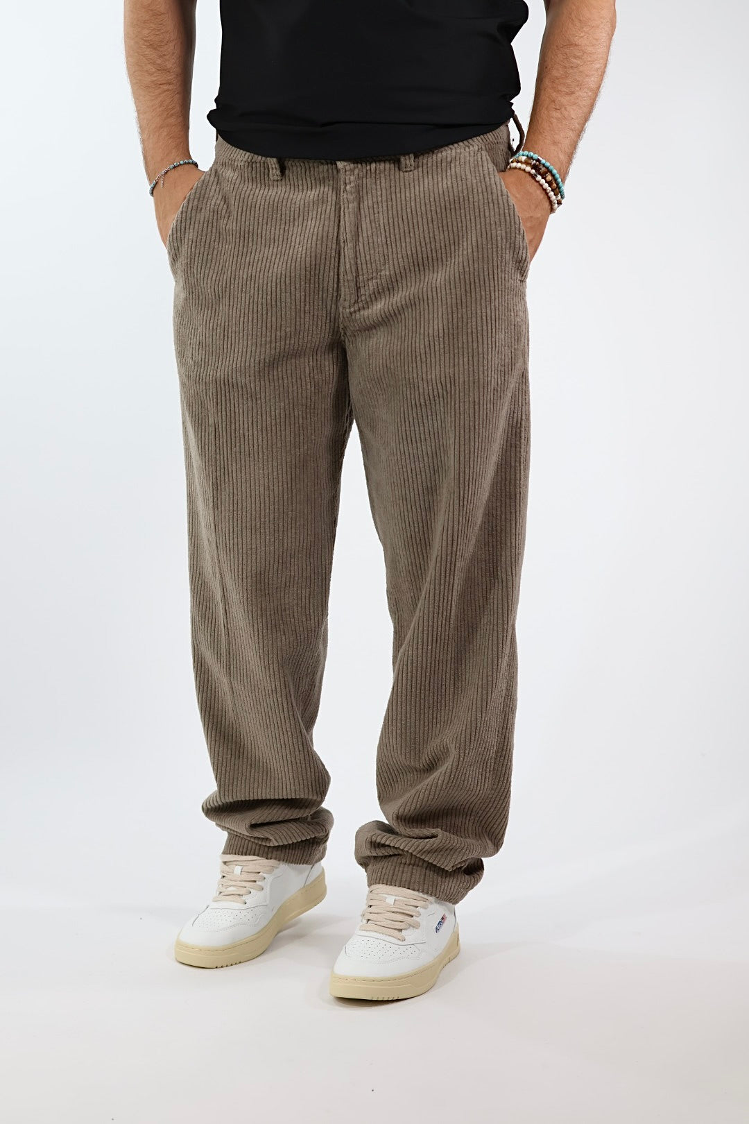 Pantalone velluto Meleda chino loose RV5FAN PONT