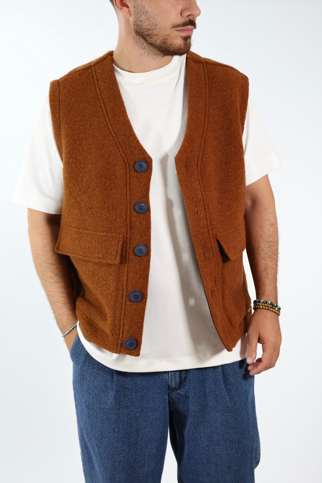 Gilet lana cotta blgilet109 BL11