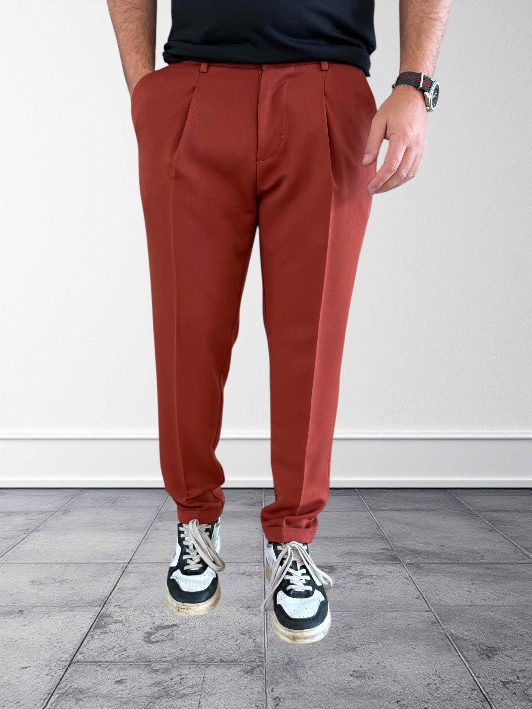 Pantalone tapered doppio filetto P15 OVERD